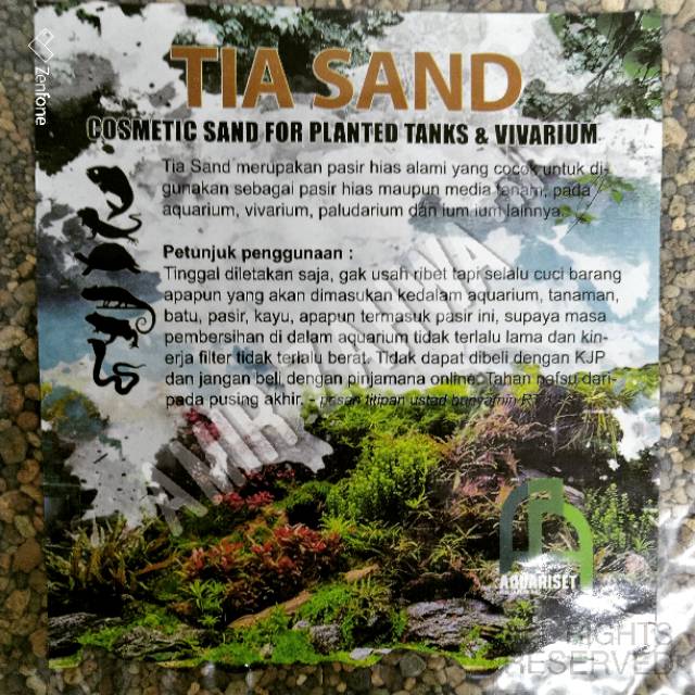 Pasir Aquascape Tia Sand