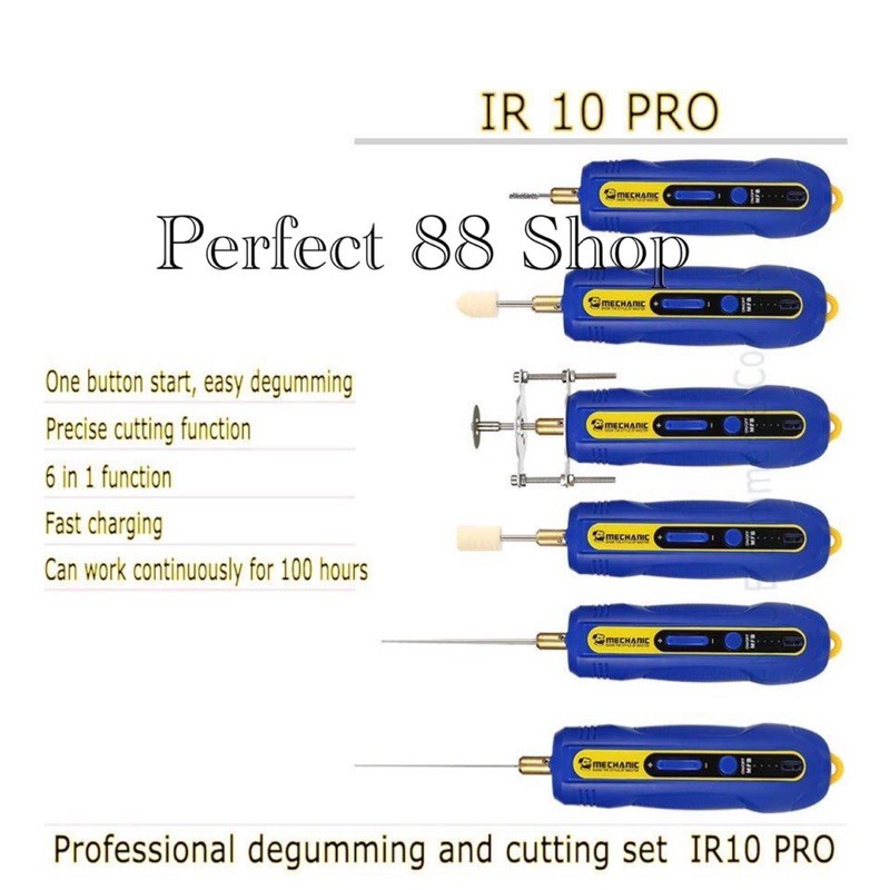 ALAT PEMBERSIH LEM OCA ELEKTRIK - OCA GLUE REMOVER TOOL 5IN1 MECHANIC IR10 IR10 PRO