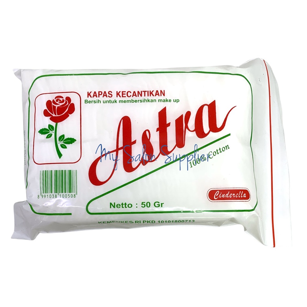 Kapas Kecantikan Facial Cotton 50g Astra