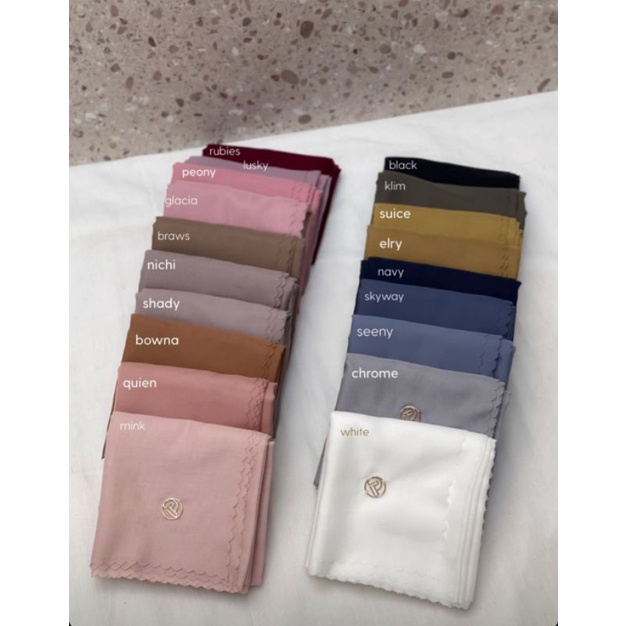 Siap Kirim Last Stock Ultrafine Voal Black Skyway Seeny Rubies Navy Peony Quien Berries Taffe by Pul