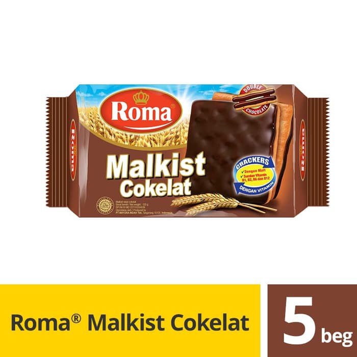 

ROMA MALKIST COKELAT @ 120 GR