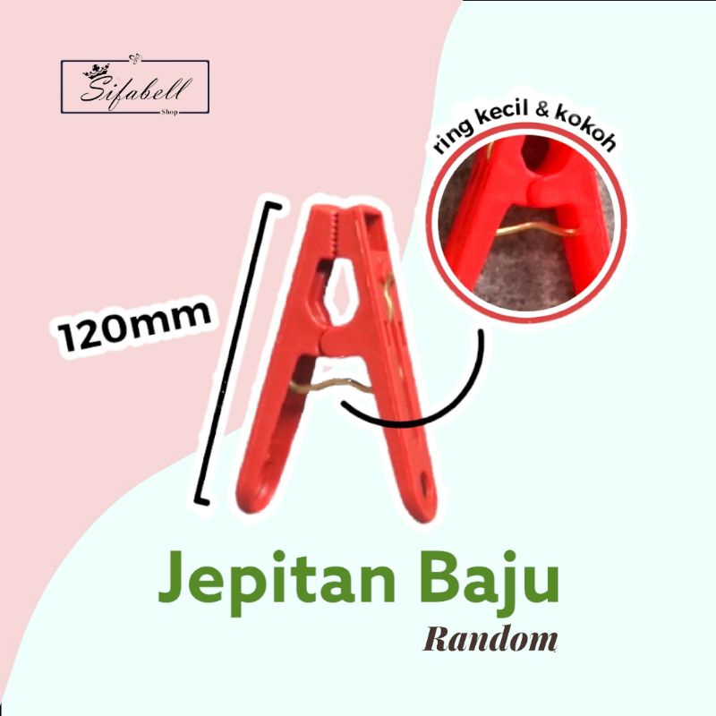 Jepitan Baju Jepit Jemuran Ecer Penjepit Pakaian Termurah