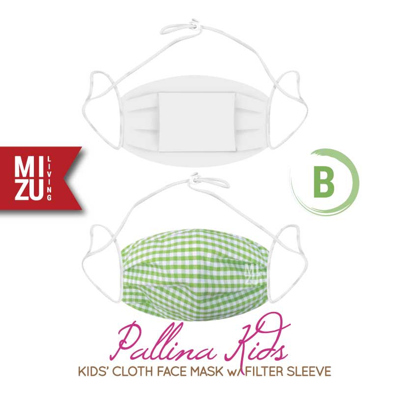 [SALE] MIZU PALLINA KIDS Cloth Face Mask Masker Anak Kain Corak 3 Ply Sarung Filter NON-MEDIS-B