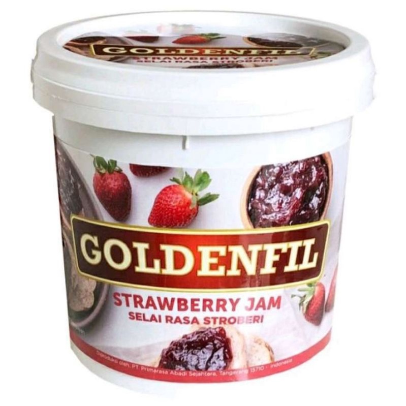 

Selai Goldenfil Strawberry 1Kg [50% buah asli]