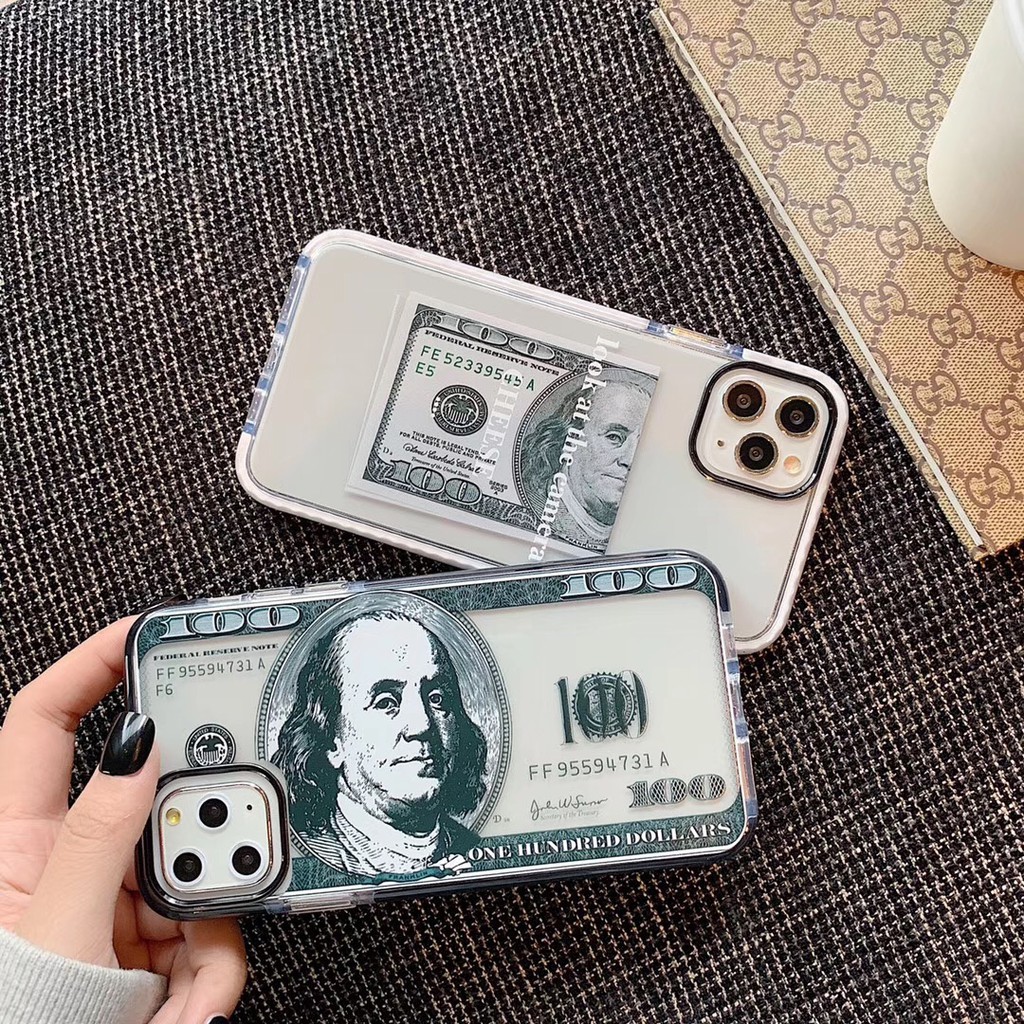 Motif Uang Dollar iPhone 11promax 7 8 7plus xs x xr xsmax