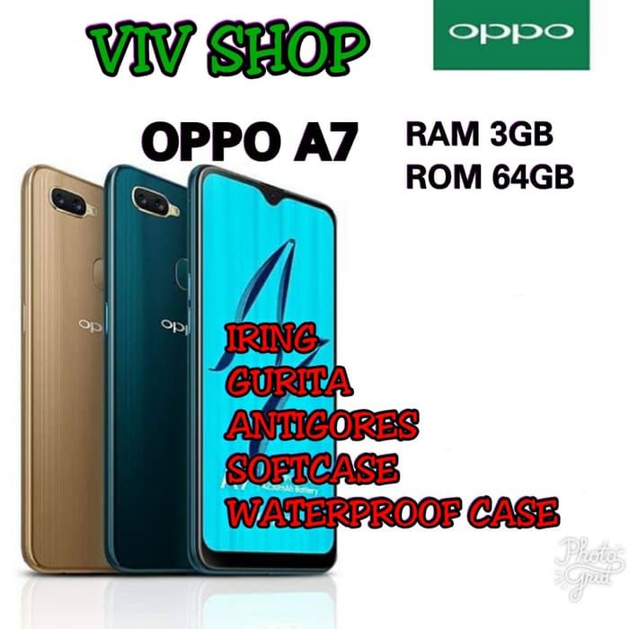 OPPO A7 RAM 3/64 GARANSI RESMI OPPO 1 TAHUN