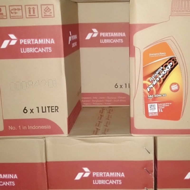 Oli Pertamina Primaxp 1L , Harga Per 1 Dus Isi 6
