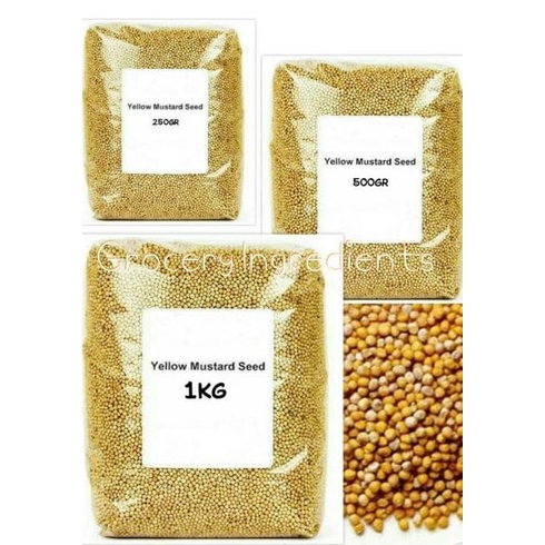 

Yellow Mustard Seed / Biji Sawi - 500Gram