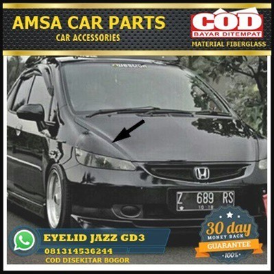 Eyelid Mata Sipit Alis Lampu Cover Custom Untuk Jazz Gd3 Vtec Idsi