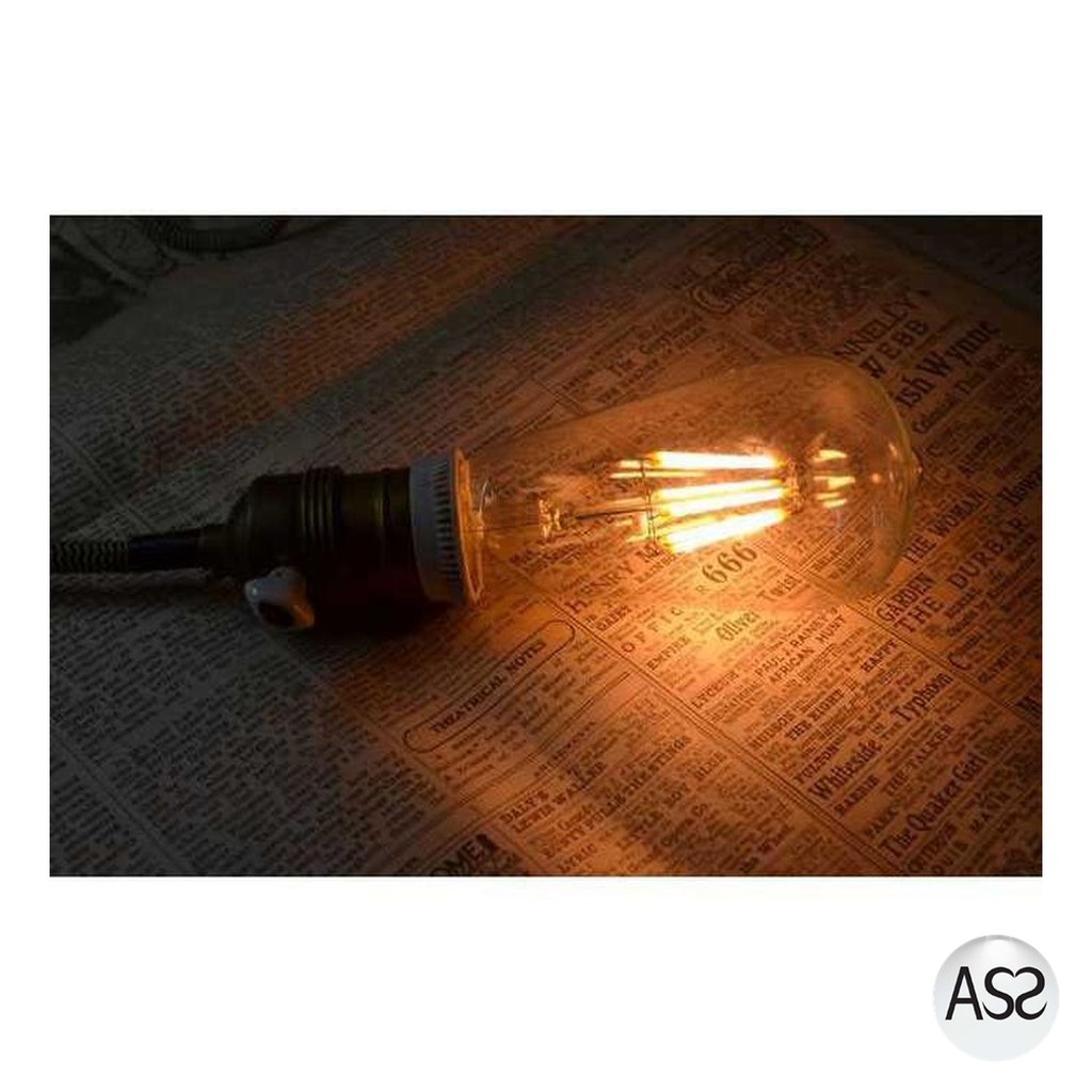 ASS Shop - Lampu Pijar Vintage Model Bohlam Edison - 60W - ST64