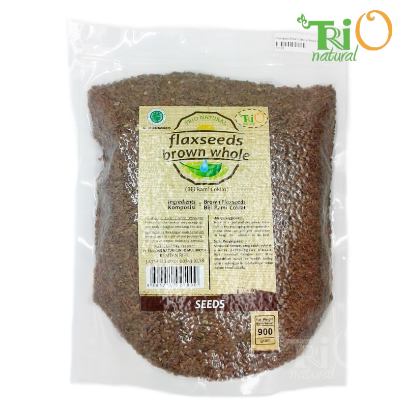 

Trio Natural Flaxseeds Brown Whole 900 gram