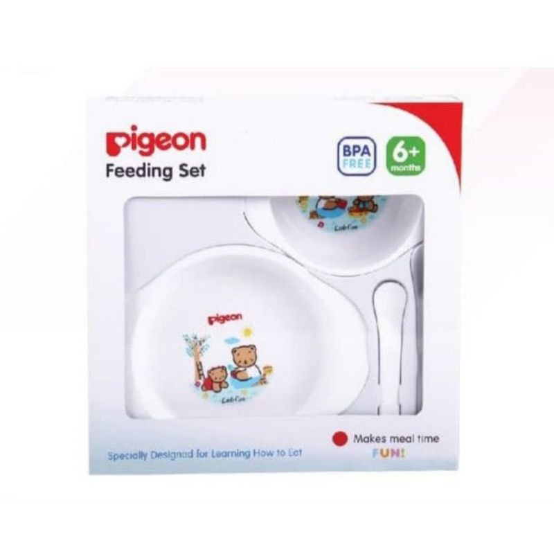 Pigeon Peralatan Makan Bayi / Pigeon Feeding Set mini