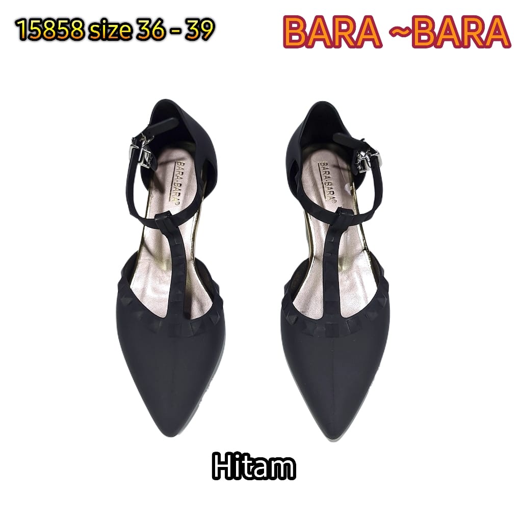 BARA BARA ORIGINAL Jellyshoes sepatu karet empuk murah wanita barabara wedges import 15858