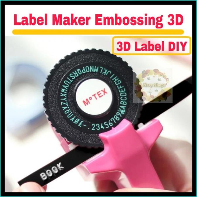 

Ns - Label Maker Emboss 3D Stiker Label Diy Print Manual Terbaru