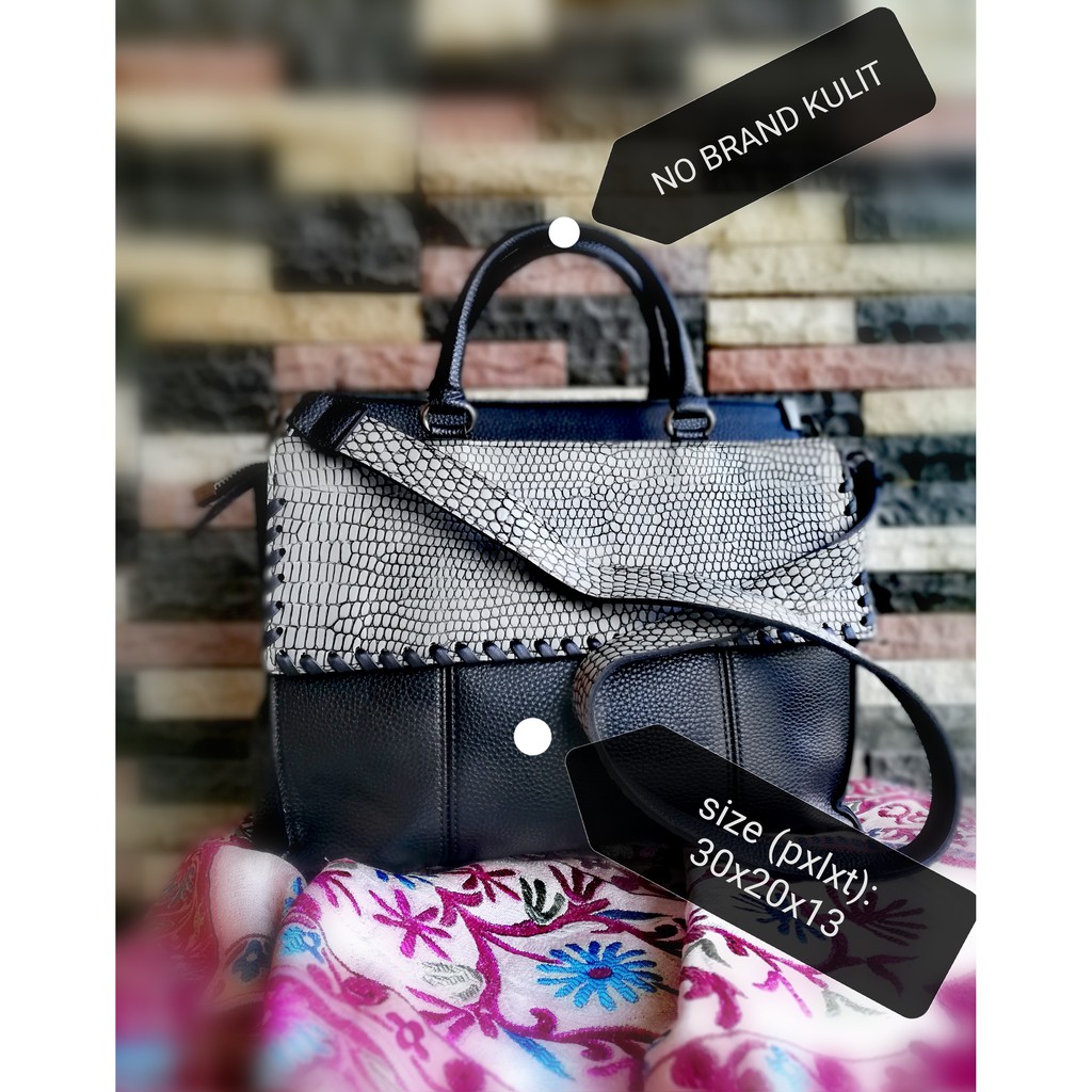 TAS KERJA NO BRAND KULIT PRELOVED