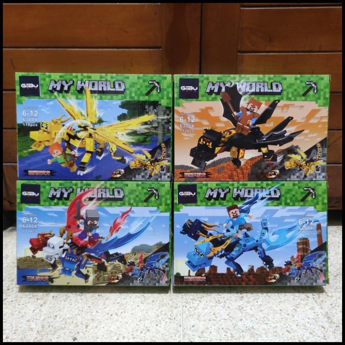 Mainan Lego Dragon 63004 Naga Brick Edukasi Blok Bukan Minecraft Murah