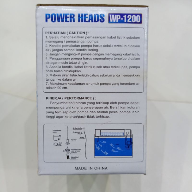 power head aqurium amara wp 1200