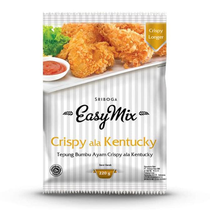 

Sale!! Sriboga Easymix Crispy Kentucky @220G Terbaru