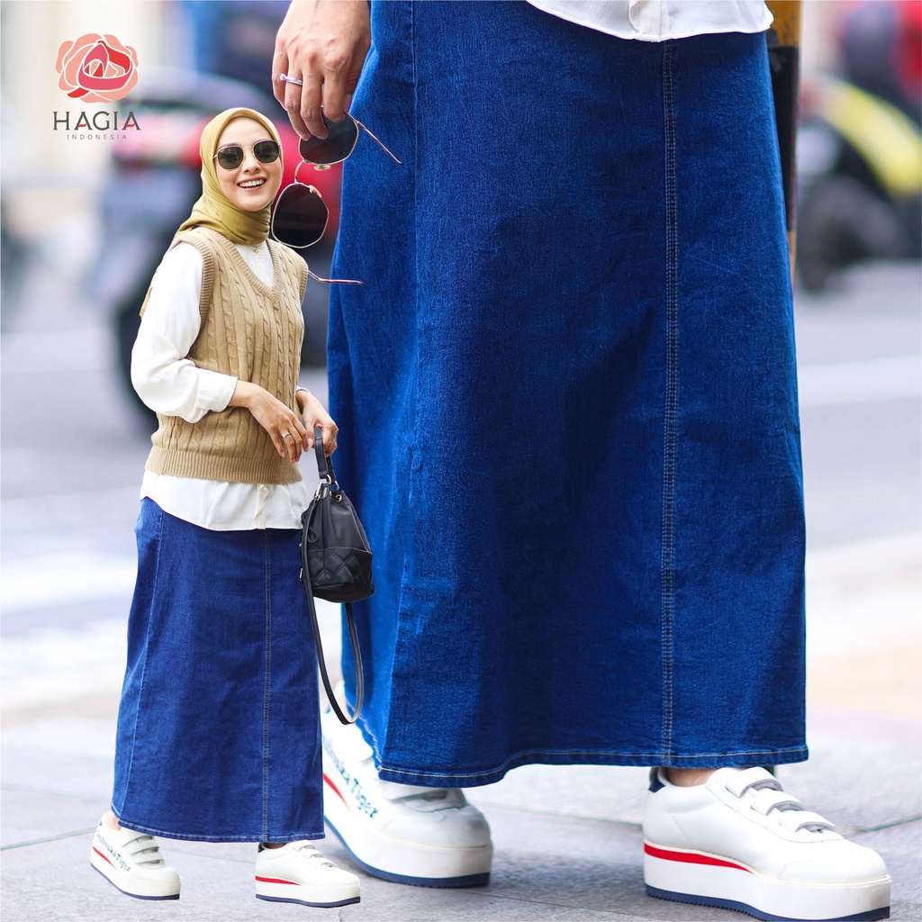 LISA SKIRT rok jeans by Hagia Indonesia