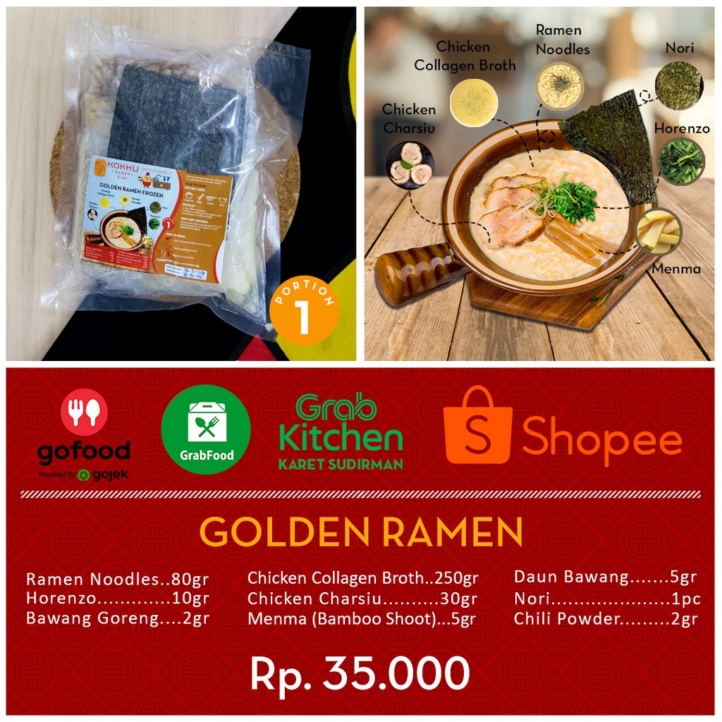 

Golden Chicken Ramen by Kokku Ramen DIY