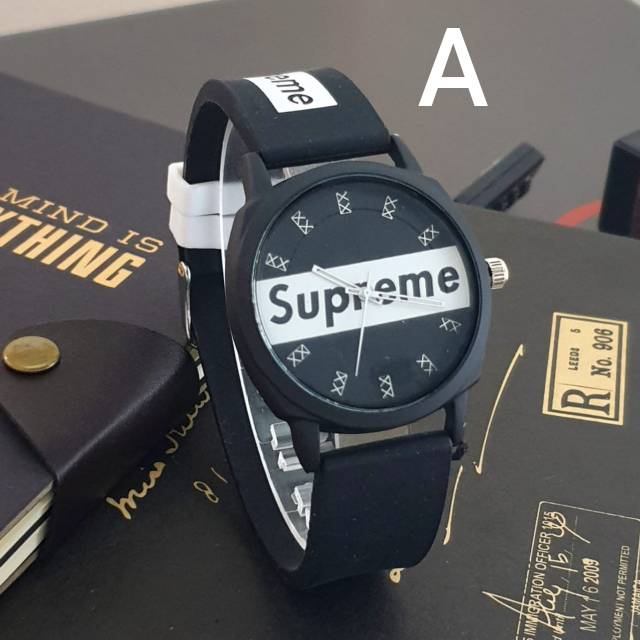 JAM TANGAN SUPREME RUBBER SEMI SUPER