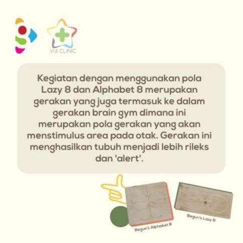 Cod Aktif Lazy 8 Board Alphabet 8 Alat Terapi Mirror Writing Atensi Fokus Free Ongkir Kode 697 Shopee Indonesia