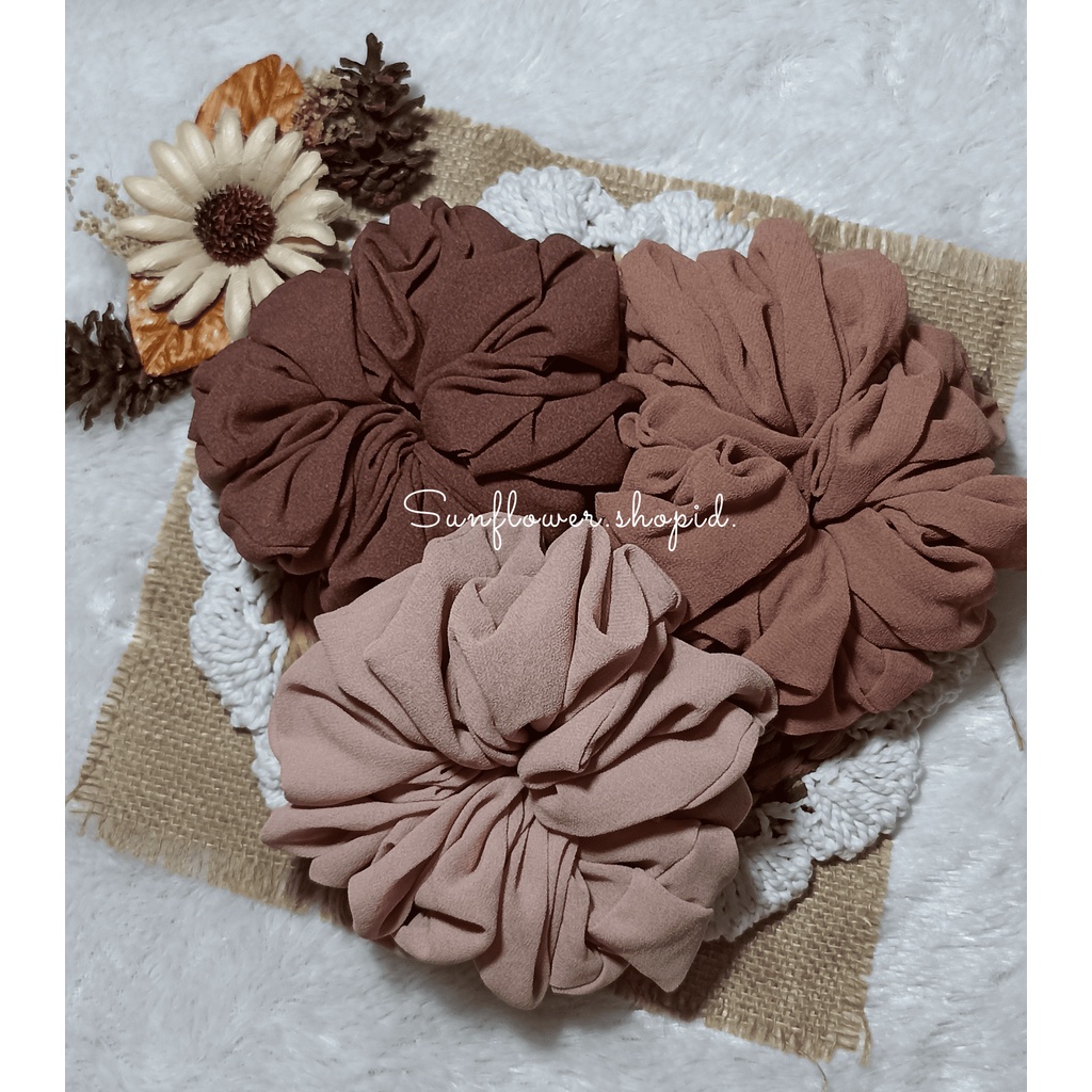 SCRUNCHIE JUMBO/IKAT RAMBUT/CEPOL HIJAB