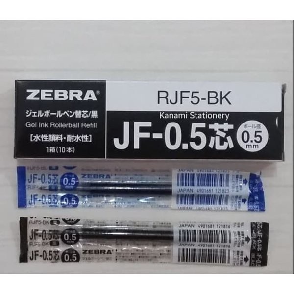 REFILL ISI TINTA PEN SARASA ZEBRA CLIP 0.5 Hitam Original