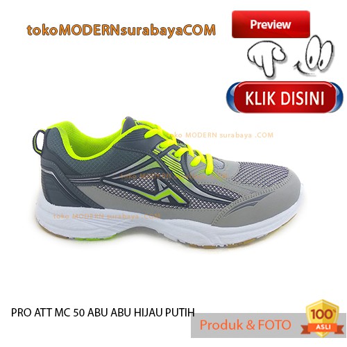 PRO ATT MC 50 ABU ABU HIJAU PUTIH sepatu pria casual sneakers
