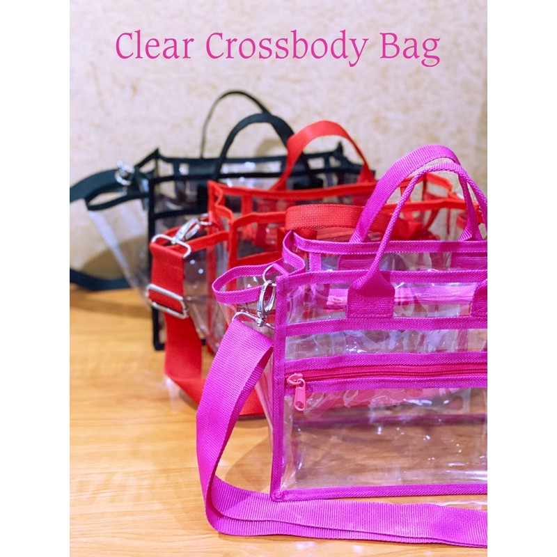 Fawn’G Handmade - Clear Crossbody bag / 2in1 Clear Hand bag