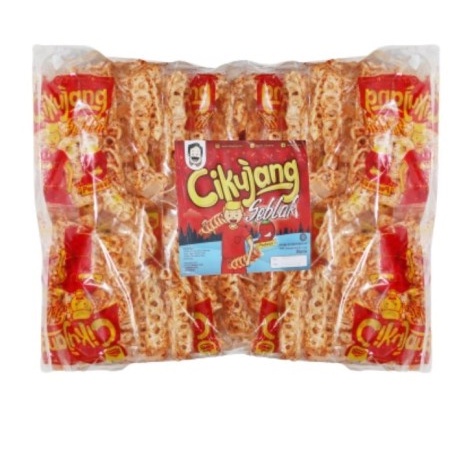 

Kerupuk Seblak / Sebring Pedas Cikujang 35 Gram Kemasan Pack (1 Pack = 20 Pcs)