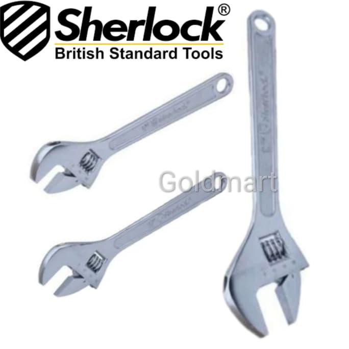 KUNCI INGGRIS 12" / SHERLOCK KUNCI INGGRIS CHROME