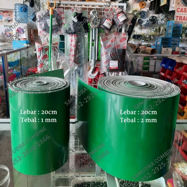 Kanvas Ayakan 2mm x 20cm hijau Combine Harvester (harga permeter)