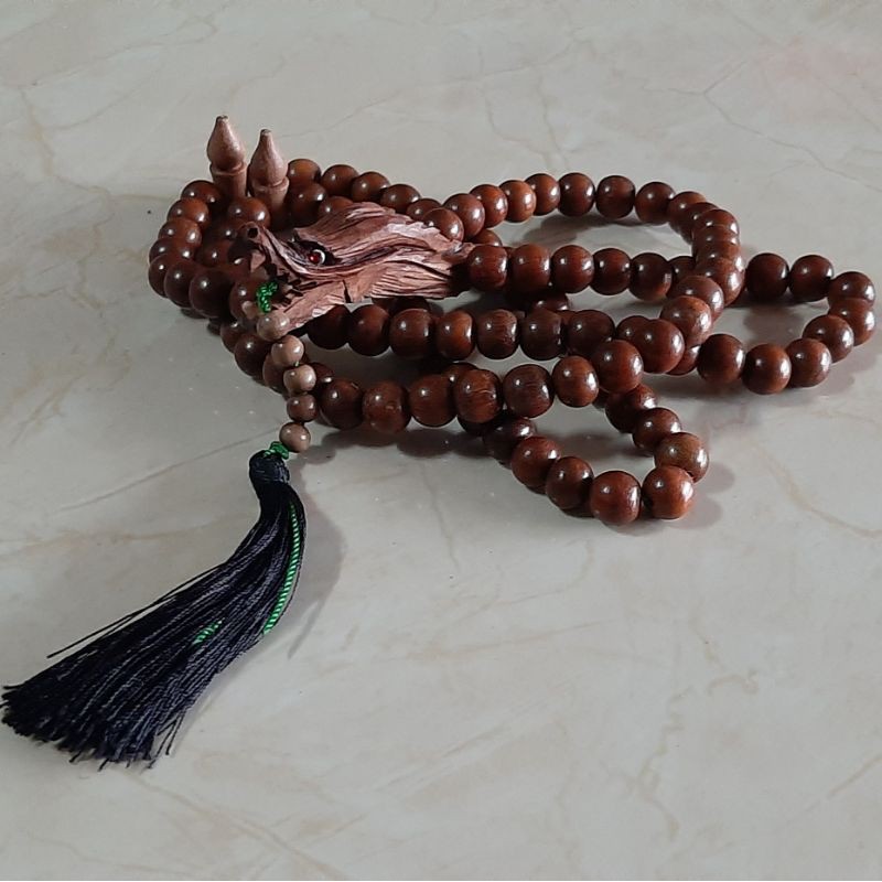 Tasbeh 99 Kayu Galih super Nagasari kepala naga