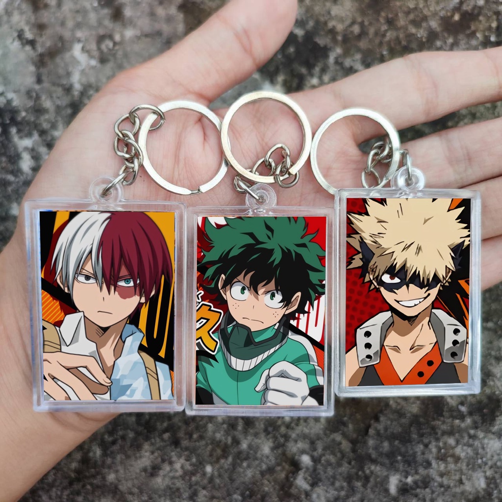 Gantungan Kunci Murah Boku no Hero Academia - Keychain My Hero Academia - Todoroki Deku Bakugou