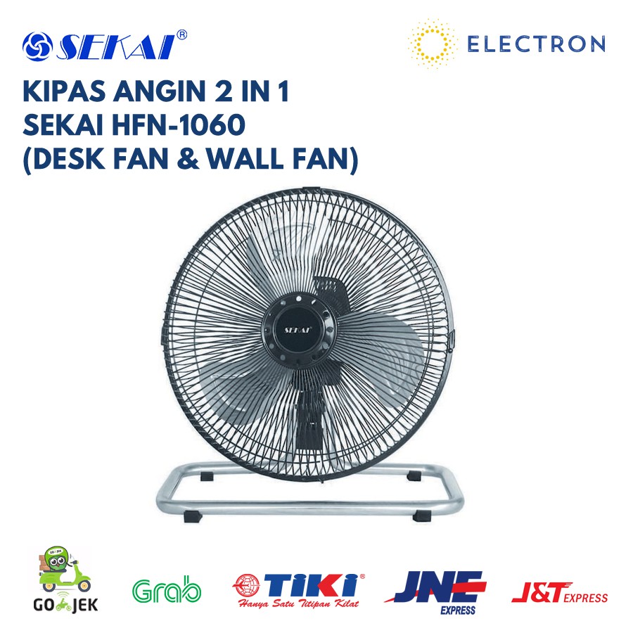 Kipas Angin Tornado Meja + Dinding / Tembok Sekai HFN 1060 HFN1060