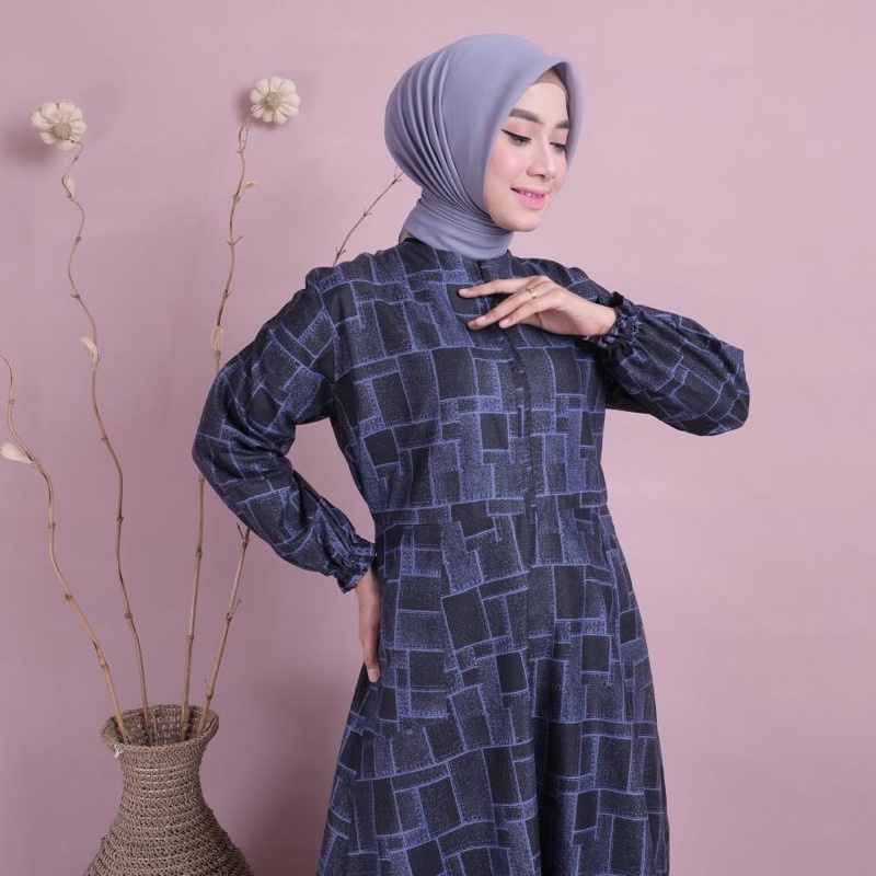 ABA agen baju  baju dress GAMIS wanita JAMILLAH ( DAPAT BAJU AJA )-5