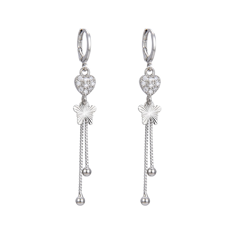 anting titanium wanita emas muda anti karat dewasa tusuk korea asli panjang dan luntur korea style selamanya dewasa 120-129e-124e