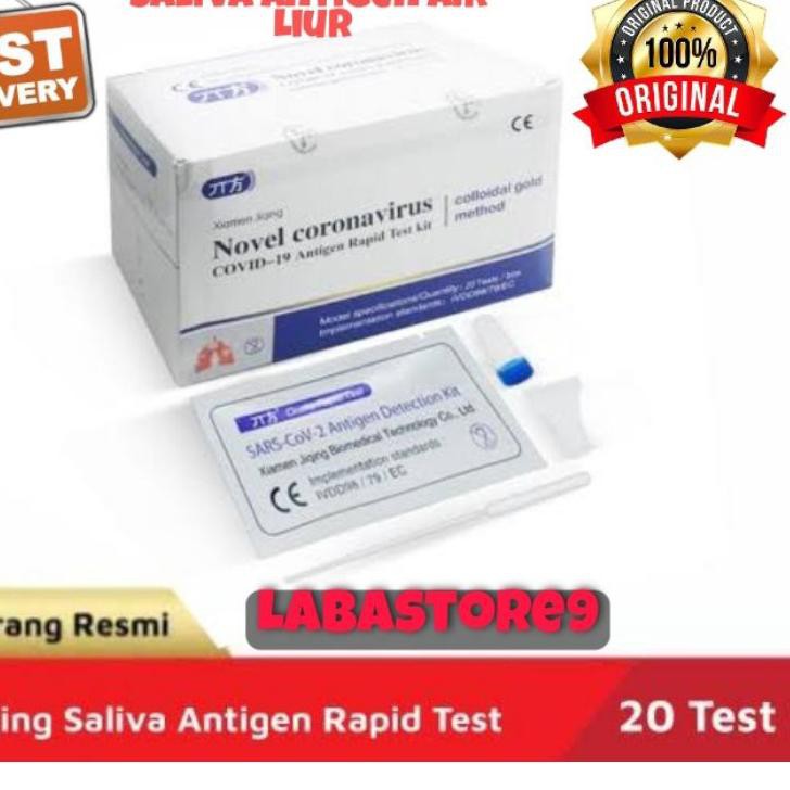 ☞ Antigen Test Saliva Air Liur / Air Ludah ✭