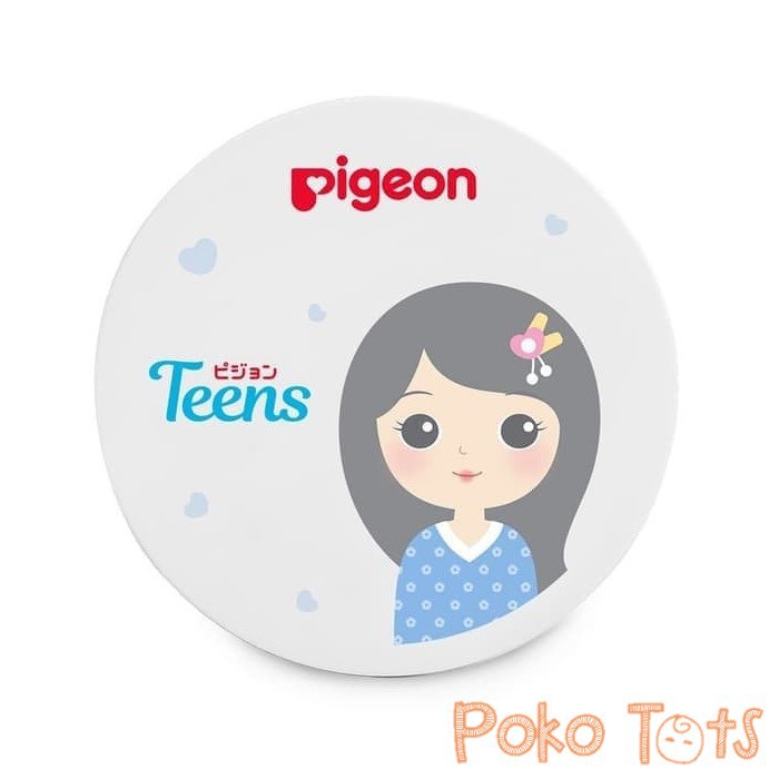 Pigeon Teens Compact Powder Hypoallergenic +UV Protection 14gr Bedak Padat