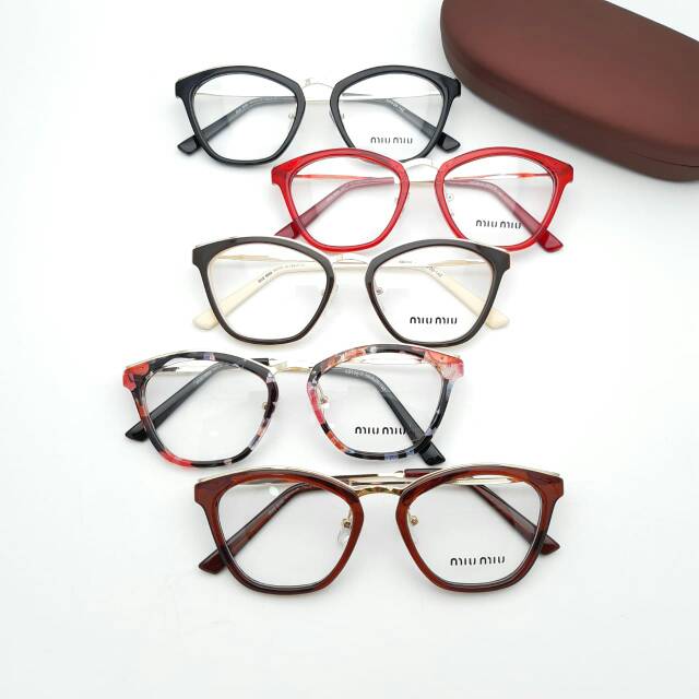 Kacamata Frame Miu Miu + Box