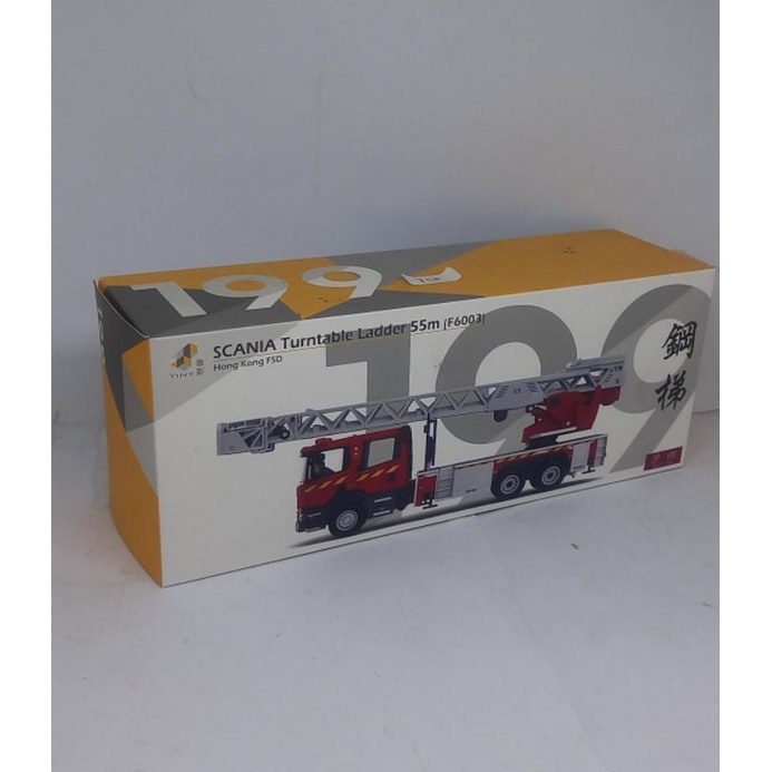 diecast miniatur truck scania truk pemadam kebakar