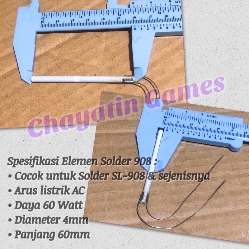 Elemen Solder Station untuk Type SL-908 Daya 60 Watt