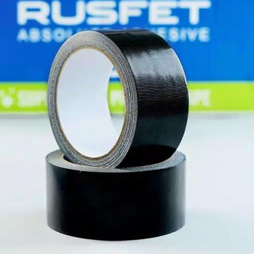 

LAKBAN KAIN - CLOTCH TAPE HITAM 2 INCH RUSFET DAYA REKAT TINGGI! MURAH bisa cod