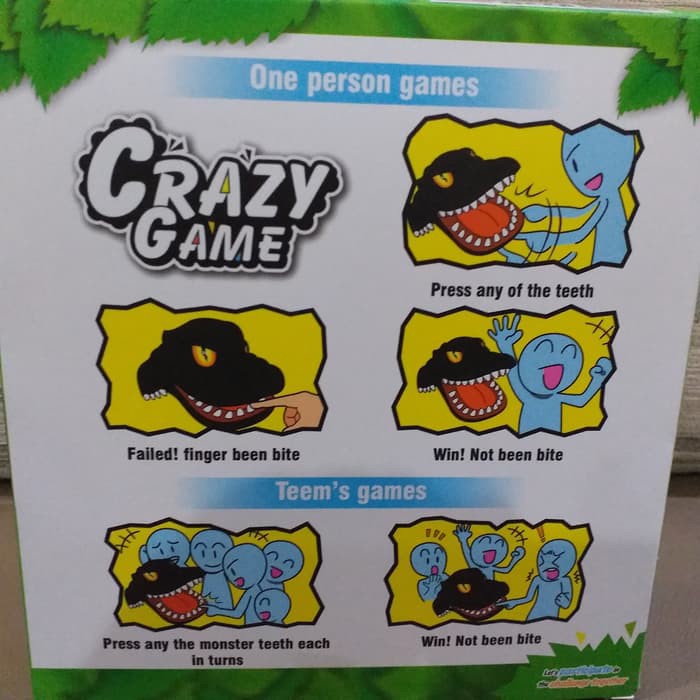 Mainan gigitan Buaya Galak Seruu / Crazy Game Crocodile