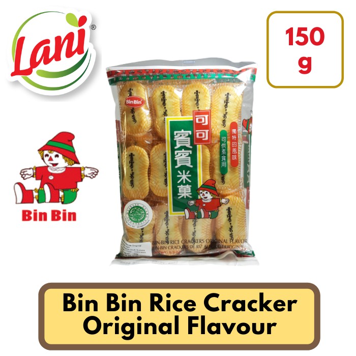 Bin Bin Rice Cracker Original Flavour 150 gr Shopee Indonesia