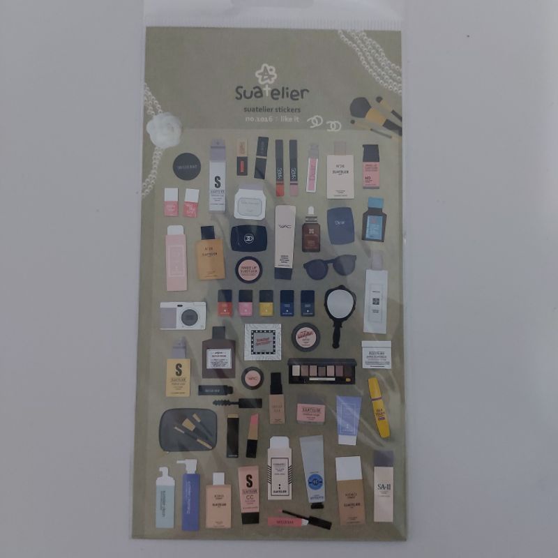 

Suatelier - Like it stickers no. 1016 cosmetic skincare pack sticker KKV jastip