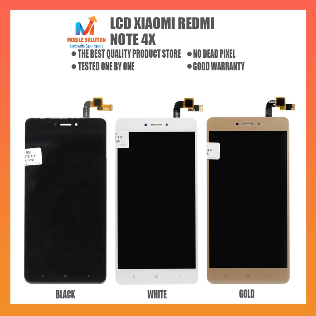 Grosir LCD Xiaomi Redmi note 4x Processo Snapdragon Fullset Touchscreen ORIGINAL 100% Garansi 1 Bulan + Packing / Bubbel