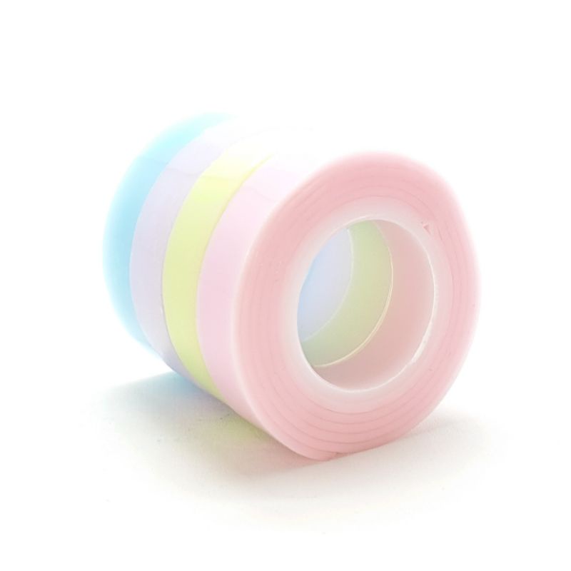 VF NANO COLOR WARNA Double Side Tape 18mm x 12mm x 1 Meter Isolasi Solasi Lakban (Harga 1 Bj)