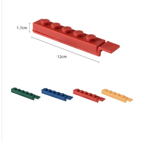 Lego Klip  Isi 4 Pcs Segel Plastik Motif Bungkus Makanan Klip